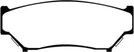 EBC 98-00 Chevrolet Tracker 1.6 (4 Door) Greenstuff Front Brake Pads - DP6979