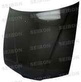 Seibon 92-96 Honda Prelude OEM Carbon Fiber Hood - HD9296HDPR-OE