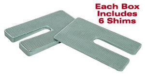 SPC Performance ZINC SHIMS 4x6.5x3.0 deg. - 10753