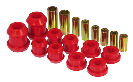 Prothane 92-95 Honda Civic Front Upper/Lower Control Arm Bushings - Red - 8-203