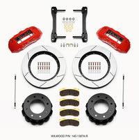 Wilwood TX6R Rear Kit 15.50in Red 2011-2015 GM Truck/SUV 2500 - 140-13874-R