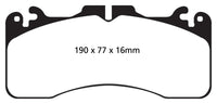 EBC 09+ Lexus LS460 4.6 Sport Greenstuff Front Brake Pads - DP21867