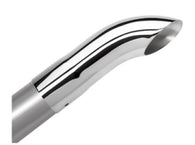 Borla Universal Polished Tip Single Round Turndown/Turnout (inlet 3in. Outlet 3in) *NO Returns* - 20140