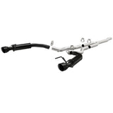 MagnaFlow Cat-Back 15-16 Ford Mustang 2.3L L4 Competition SS 3in Dual Split Rear 4.5in Black Tips - 19256