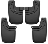 Husky Liners 05-15 Toyota Tacoma w/ OEM Fender Flares Front and Rear Mud Guards - Black - 56936