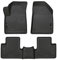 Husky Liners 2015 Jeep Cherokee WeatherBeater Combo Black Floor Liners - 99091
