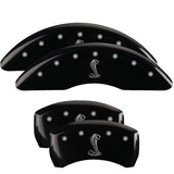 MGP 4 Caliper Covers Engraved Front & Rear MGP Yellow finish black ch - 10202SMGPYL
