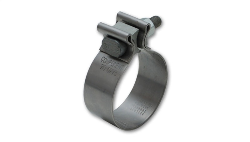 Vibrant SS Accuseal Exhaust Seal Clamp for 2.75in OD Tubing (1in wide band) - 1169