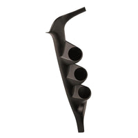 Autometer 92-97 Ford F Series (exc 97 F-150) Triple Pillar - Black - 17303