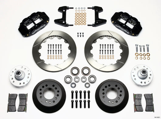 Wilwood Narrow Superlite 6R Front Hub Kit 12.88in 74-80 Pinto/Mustang II Disc Spindle only - 140-9801