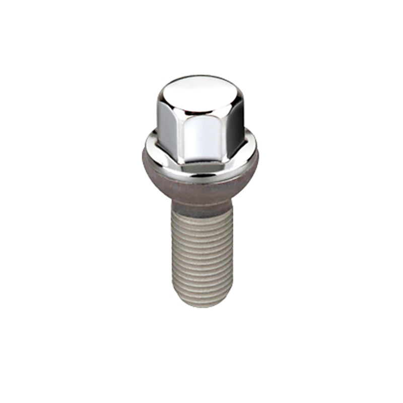 McGard Hex Lug Bolt (Radius Seat) M14X1.5 / 17mm Hex / 28.1mm Shank Length (Box of 50) - Chrome - 69820