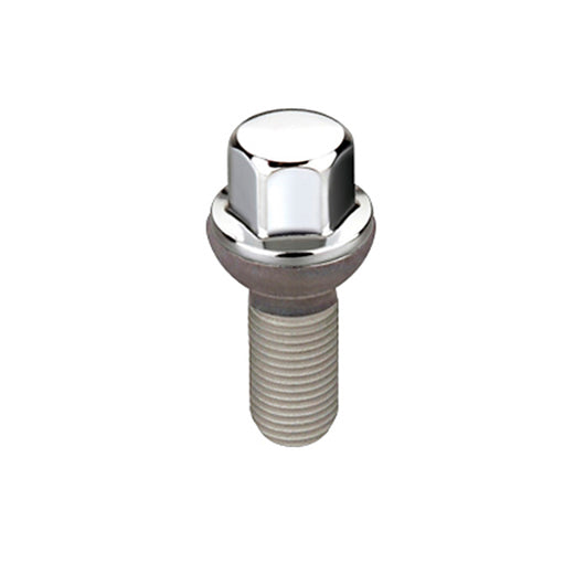 McGard Hex Lug Bolt (Radius Seat) M14X1.5 / 17mm Hex / 28.1mm Shank Length (Box of 50) - Chrome - 69820