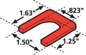 SPC Performance PREVOST SHIMS 1/16in. (6) - 36071