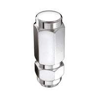 McGard Hex Lug Nut (Cone Seat / Duplex) 9/16-18 / 7/8 Hex / 2.5in. Length (8-Pack) - Chrome - 64806