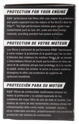 K&N Cellulose Media Fuel Filter 2.125in OD x 4.281in L - PF-1000