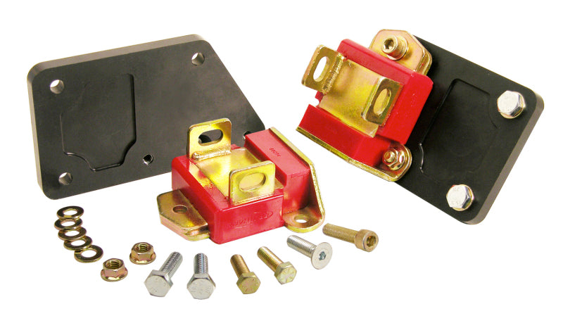 Prothane Chevy LS1 Motor Mount Adapter Kit - Red - 7-519