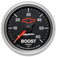 Autometer GM Performance Parts 2-1/16in 0-60 PSI Mechanical Boost Gauge - 3605-00406