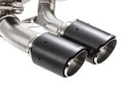 Akrapovic 16-17 BMW M2 F87 (Excl M2 Competition) Evolution Line Cat Back (Titanium) w/Carbon Tips - ME-BM/T/8H
