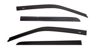 AVS 09-18 Dodge RAM 1500 Quad Cab Ventvisor In-Channel Window Deflectors 4pc - Matte Black - 1774003