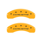 MGP 4 Caliper Covers Engraved Front & Rear MGP Black finish silver ch - 13009SMGPBK