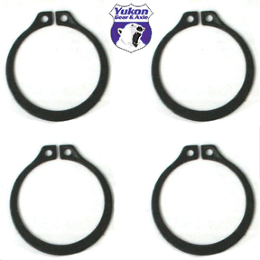 Yukon Gear (4) Full Circle Snap Rings / Fits Dana 60 733X U-Joint w/ Aftermarket Axle - YP SJ-733X-502