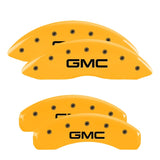 MGP 4 Caliper Covers Engraved Front & Rear MGP Yellow finish black ch - 34003SMGPYL
