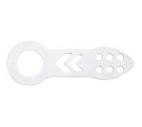 NRG Universal Front Tow Hook - White Powder Coat - TOW-100WT