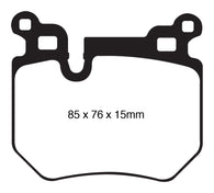 EBC 08-10 BMW 135 3.0 Twin Turbo Yellowstuff Rear Brake Pads - DP41996R