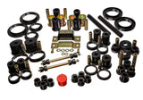Energy Suspension 85-93 Ford Mustang Black Hyper-flex Master Bushing Set w/ V-8 - 4.18110G
