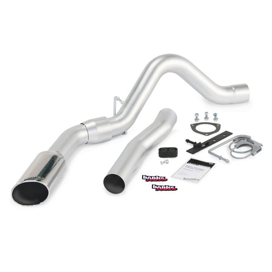 Banks Power 11-14 Chev 6.6L LML ECLB/CCSB/CCLB Monster Exhaust Sys - SS Single Exhaust w/ Chrome Tip - 47786