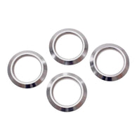 DV8 Offroad 2007-2010 Jeep JK A/C Vent Bezel Trim 4 Piece Set - D-JP-180000-AL