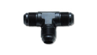 Vibrant -16AN Flare Tee Adapter Fitting - Aluminum - 10486