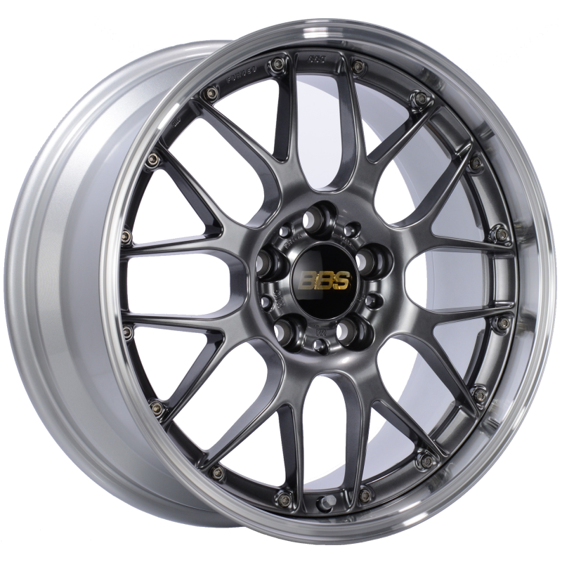 BBS RS-GT 18x9.5 5x130 ET48 CB71.6 Diamond Black Center Diamond Cut Lip Wheel - RS926HDBPK