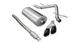 Corsa 10-13 Chevrolet Silverado Crew Cab/Short Bed 1500 4.8L V8 Black Sport Cat-Back Exhaust - 14925BLK