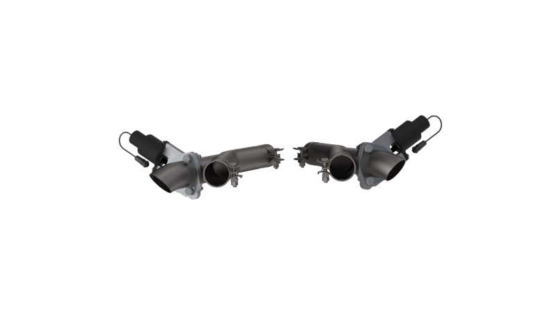 QTP 11-18 Dodge Durango 5.7L 2.5in 304SS Aggressor Cutout Dual Mid Pipes - 520511