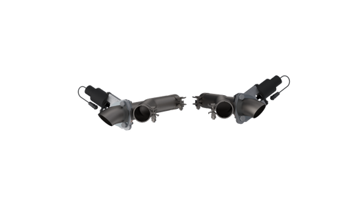 QTP 11-18 Dodge Durango 5.7L 2.5in 304SS Aggressor Cutout Dual Mid Pipes - 520511