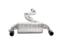 Akrapovic 16-17 BMW 340i (F30 F31) Evolution Line Cat Back (SS) w/ Carbon Tips (Req. Link Pipe) - MTP-BM/SS/2H