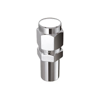 McGard Hex Lug Nut (Long Shank - 1in. / Duplex) - 9/16-18 / 7/8 Hex / 2.425in. L (8-Pack) - Chrome - 62822