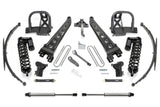 Fabtech 08-10 Ford F250/350 4WD 8in Radius Arm System w/DL 4.0 Coilovers & Rear DL Shocks - K2066DL