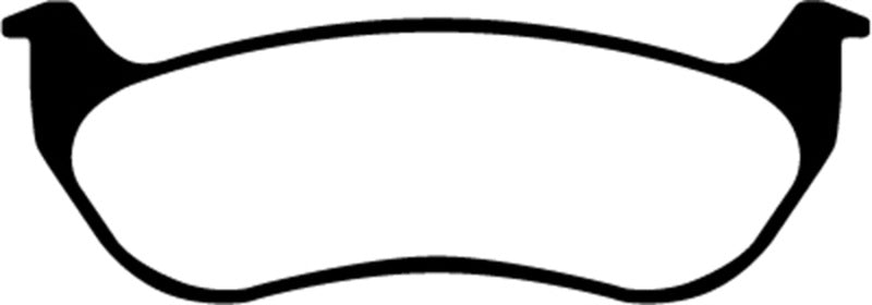 EBC 07-11 Ford Explorer Sport Trac 4.0 Greenstuff Rear Brake Pads - DP61673