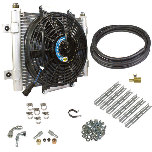BD Diesel Xtruded Trans Oil Cooler - 5/8 inch Cooler Lines - 1030606-5/8