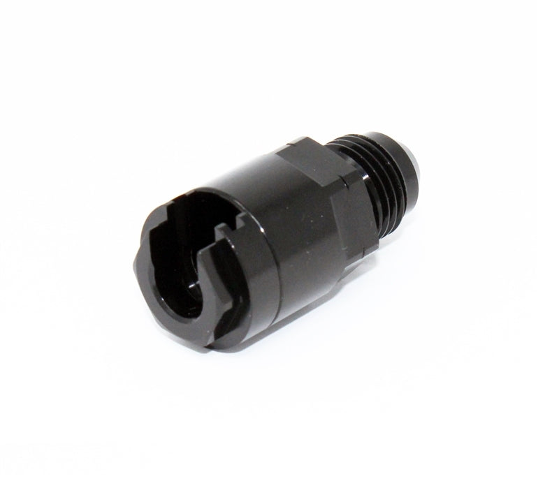 Torque Solution Locking Quick Disconnect Adapter Fitting: 3/8in SAE to -6AN Male Flare - TS-FTG-003