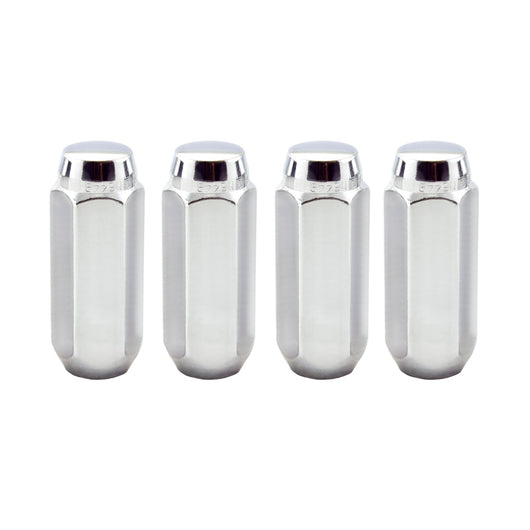 McGard Hex Lug Nut (Cone Seat / Duplex) M14X2.0 / 13/16 Hex / 2.25in. Length (4-Pack) - Chrome - 64020