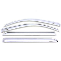 AVS 07-16 GMC Acadia Ventvisor Outside Mount Front & Rear Window Deflectors 4pc - Chrome - 684632