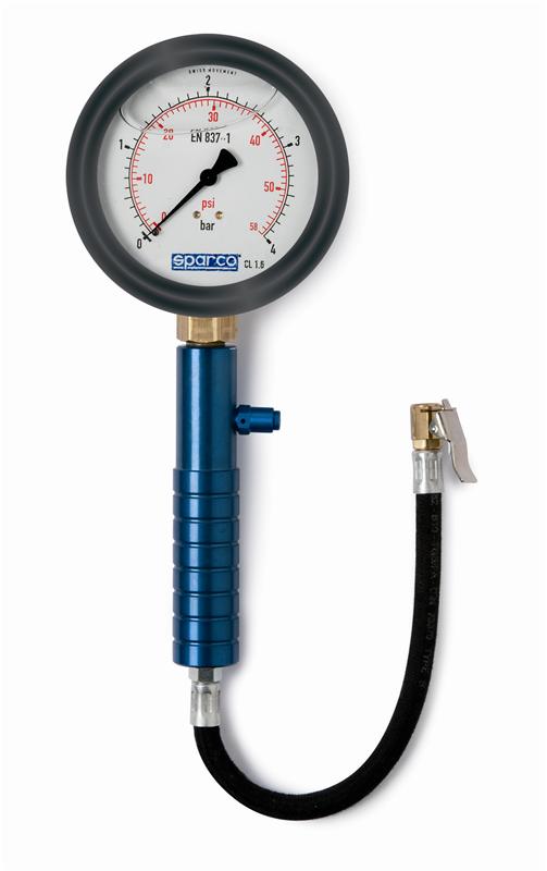 Sparco Air Pressure Gauge Bar/Psi Lrg - 29424101C