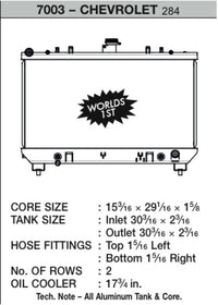 CSF 10-12 Chevrolet Camaro V8 Radiator - 7003