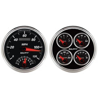 Autometer 5inch Kit Box - Tach Speedo Combo / Oil Pressure / Water Temp / Volt / Fuel Level - 1204