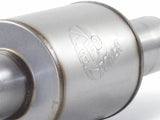 aFe Atlas Exhausts Mufflers Al Steel EXH Muffler 4 ID In/Out 8 Dia x 12L AL - 49-91014
