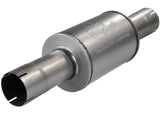aFe Atlas Exhausts Mufflers Al Steel EXH Muffler 4 ID In/Out 8 Dia x 12L AL - 49-91014