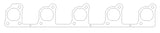 Cometic 98-03 Dodge Viper .020in MLS Exhaust Gasket GEN II - C5825-020